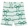 Mini Rodini GOTS Rope Printed Bike Shorts Green