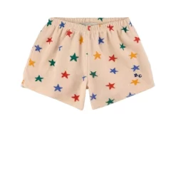 Bobo Choses Star Print Shorts Cream