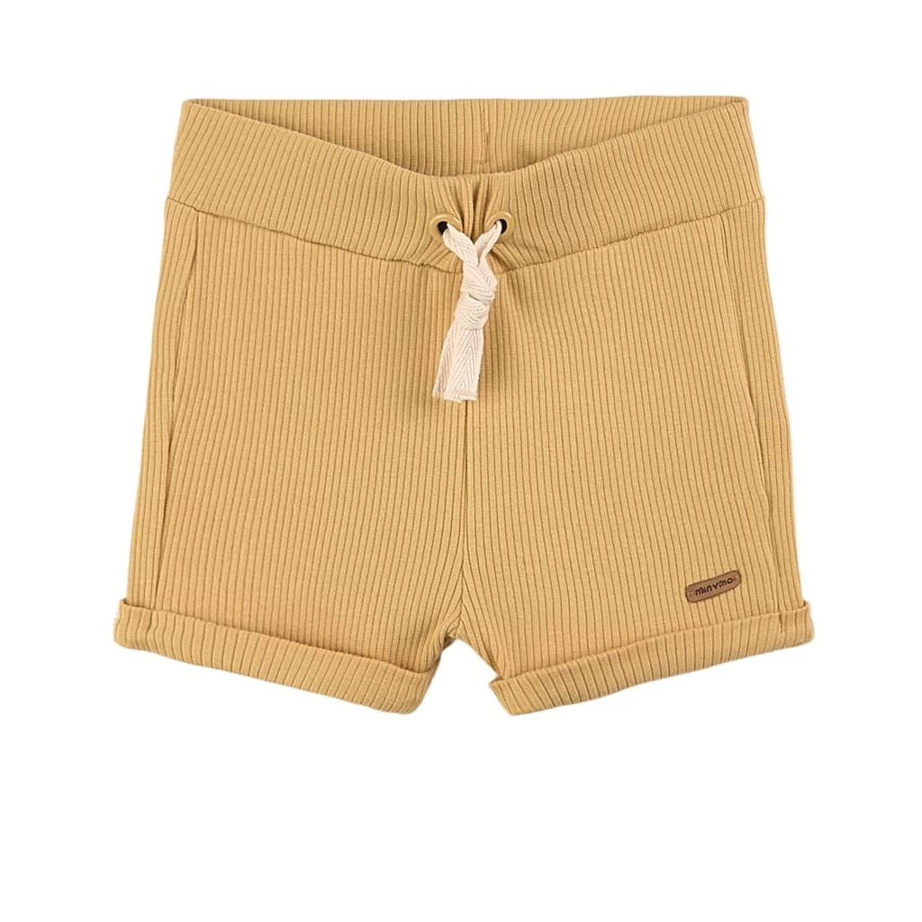 Minymo Ribbed Shorts Moonstone 1 Minymo Ribbed Shorts Moonstone