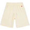 Velour Mask Sweat Shorts White