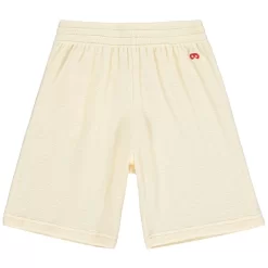 Velour Mask Sweat Shorts White