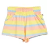 Mini Rodini GOTS Striped Shorts Pastel