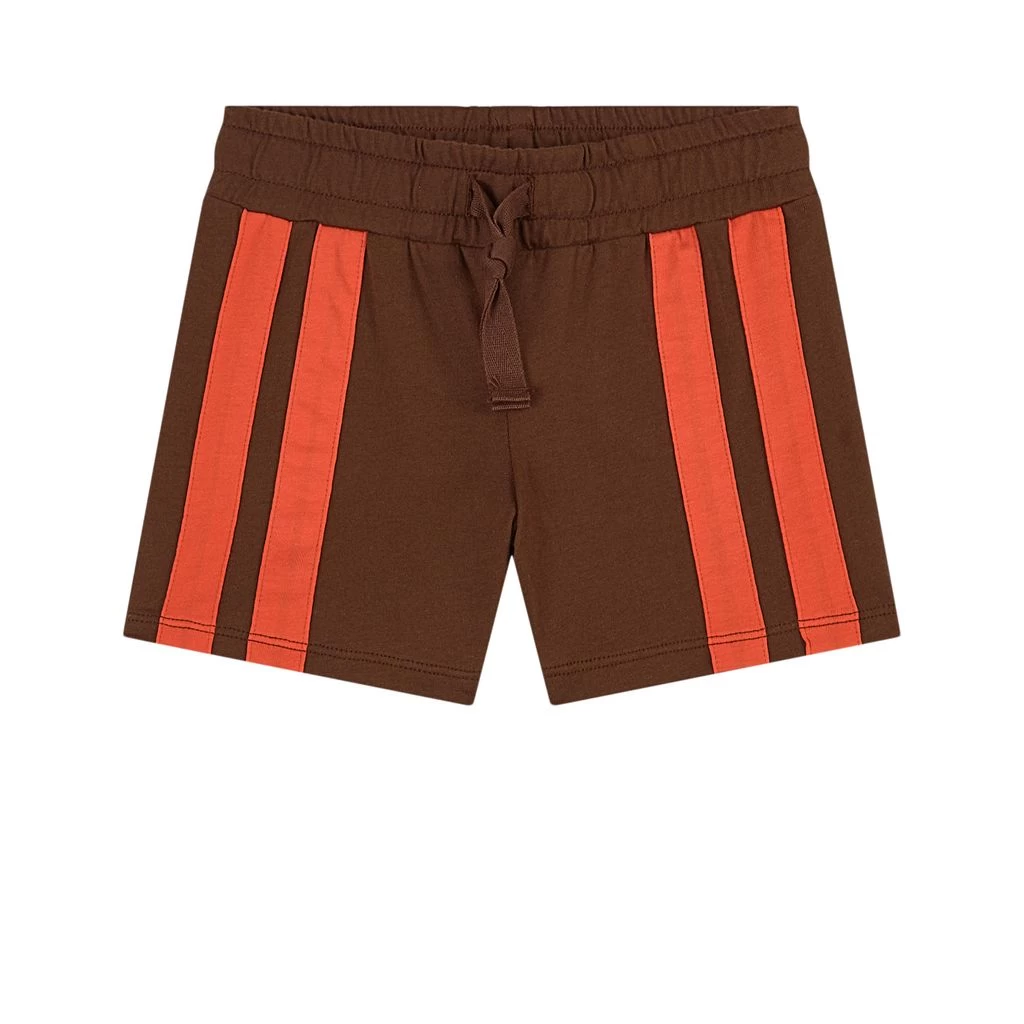 Mini Rodini Striped Shorts Brown 1 Mini Rodini Striped Shorts Brown