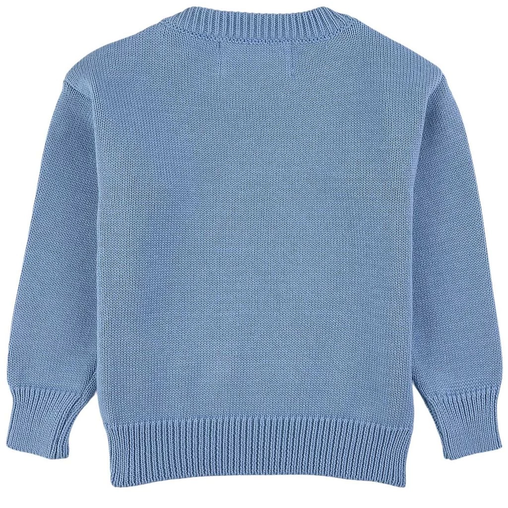 Bobo Choses Color Cars Knit Sweater Blue 2 Bobo Choses Color Cars Knit Sweater Blue - Image 2