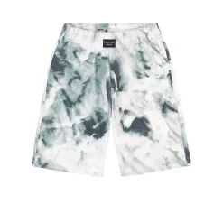 Calvin Klein Jeans Sweatshorts With Tie-dye Effect White