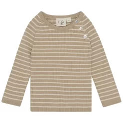 Flye Striped Sweater Sand