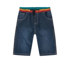 Frugi Dorian Denim Shorts Mid Wash Denim