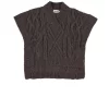 Molo Gracelyn Knitted Vest Deep Oak