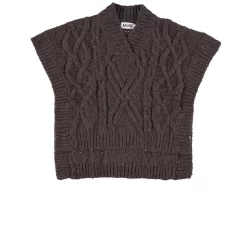 Molo Gracelyn Knitted Vest Deep Oak