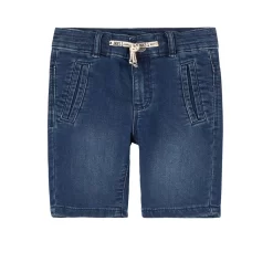 Ikks Denim Shorts Dark Blue