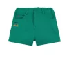 CATIMINI Embroidered Denim Shorts Green