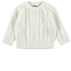 Molo Bjork Knit Sweater White Star
