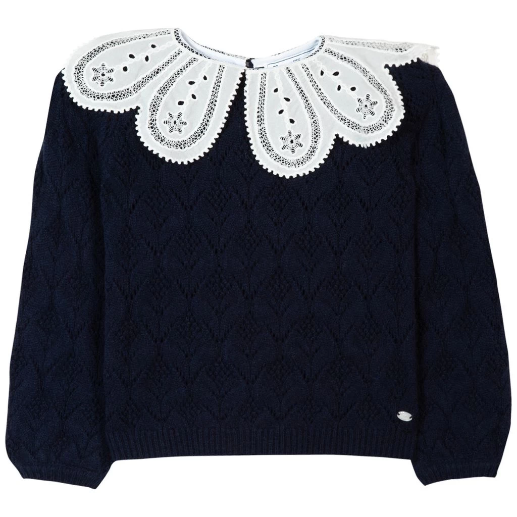 TARTINE ET CHOCOLAT Jardin D Hiver Sweater Marine 1 TARTINE ET CHOCOLAT Jardin D Hiver Sweater Marine