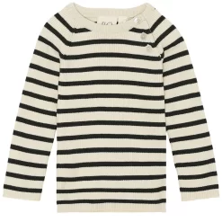 Flye Striped Sweater Navy/Offwhite