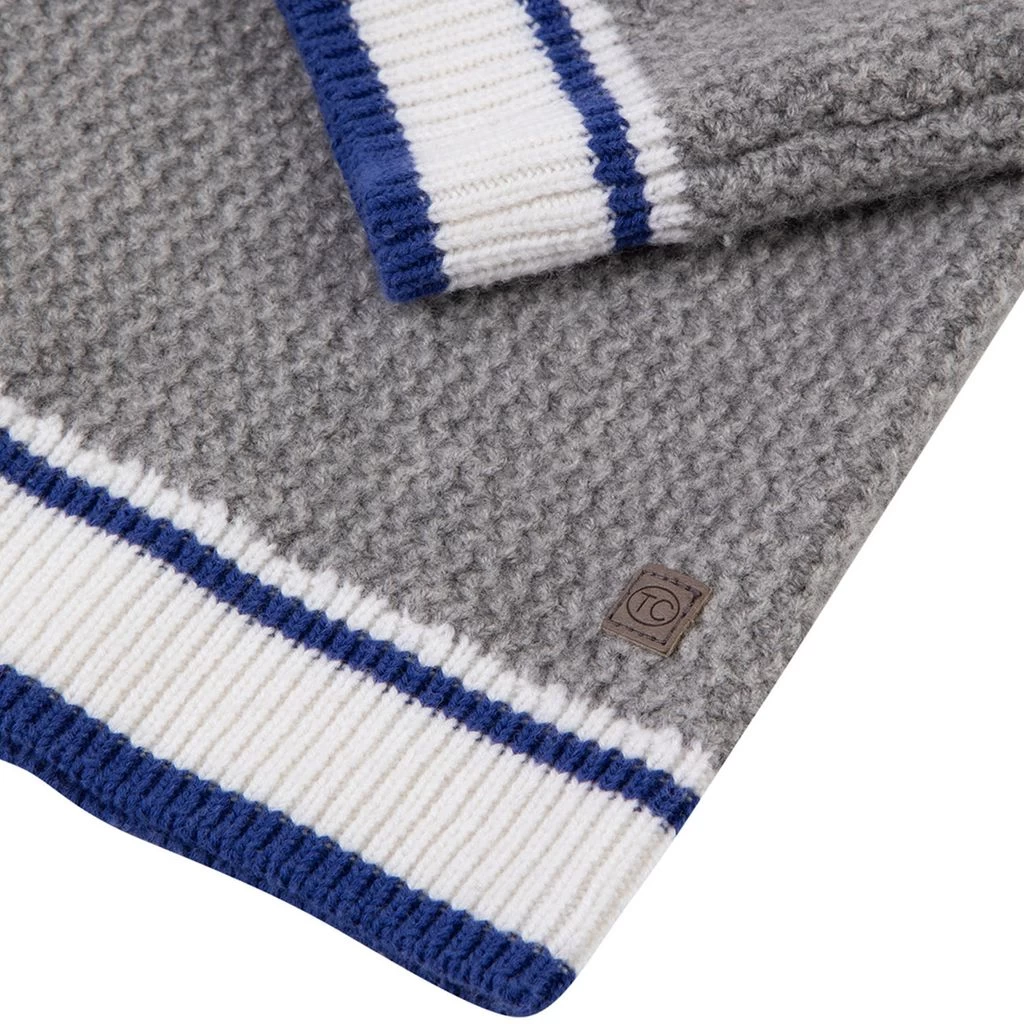 TARTINE ET CHOCOLAT Knit Sweater Gray 3 TARTINE ET CHOCOLAT Knit Sweater Gray - Image 3