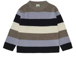 Striped Sweater Beige Melange