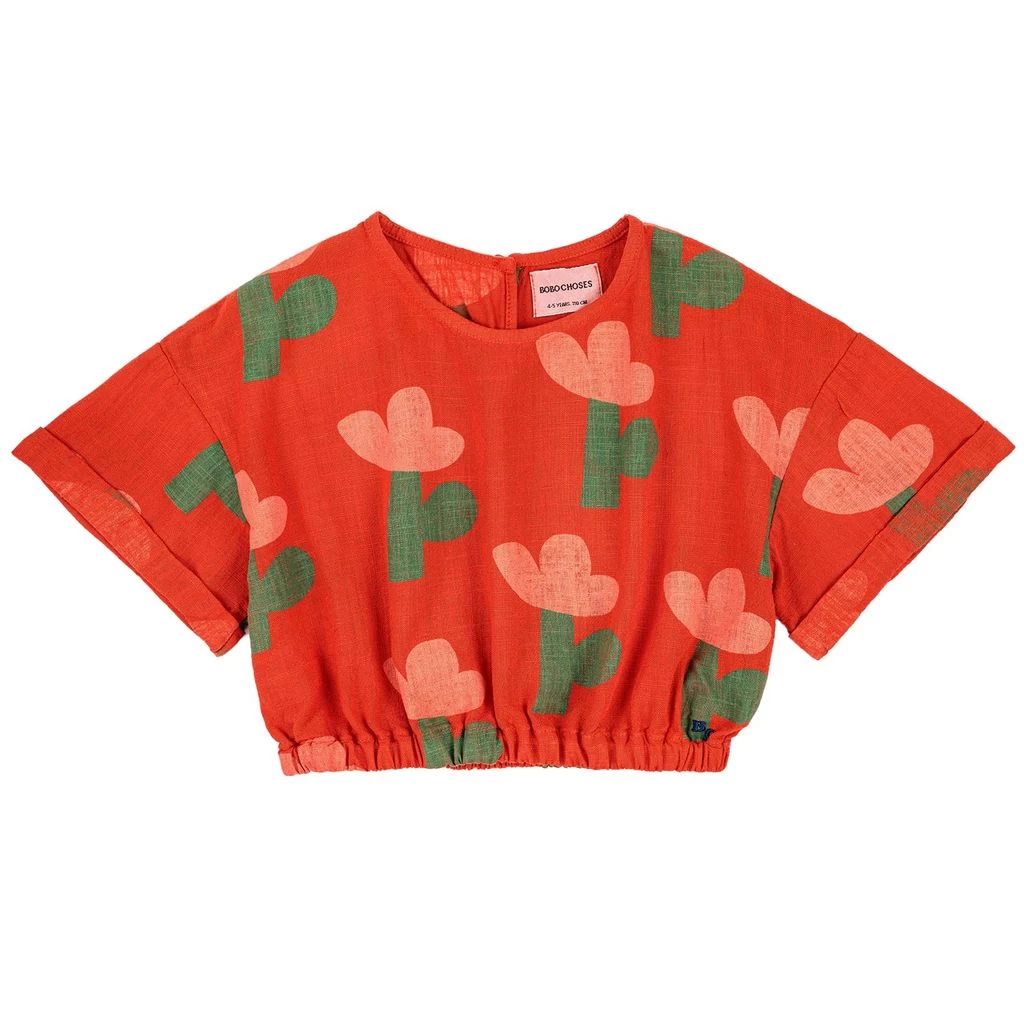 Bobo Choses Floral Top Red 1 Bobo Choses Floral Top Red