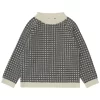 Knit Sweater Ecru/Dark Navy