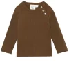 Flye Knit Sweater Solid Walnut