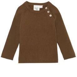 Flye Knit Sweater Solid Walnut