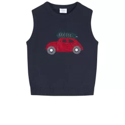 Hust & Claire Prince Knitted Vest Navy
