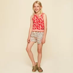 Bibaya Knitted Printed Vest Red -PETIT BATEAU Store 1024x1024 581