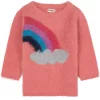 Hatley Magical Rainbow Shimmer Sweater Pink
