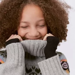 Molo Gimla Knit Sweater Light Gray Melange -PETIT BATEAU Store 1024x1024 587