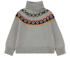Molo Gimla Knit Sweater Light Gray Melange -PETIT BATEAU Store 1024x1024 588