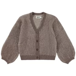 Molo Gia Cardigan Moth Grey