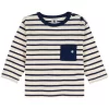 PETIT BATEAU Striped T-Shirt Avalanche/ Medieval