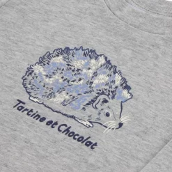 TARTINE ET CHOCOLAT Long Sleeved Graphic T-shirt Gray Melange -PETIT BATEAU Store 1024x1024 617