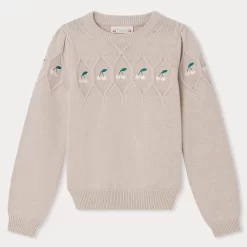 BONPOINT Dalphonza Knit Sweater Gray