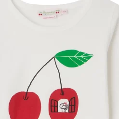 BONPOINT Tidjiane Long Sleeved T-Shirt Cream -PETIT BATEAU Store 1024x1024 649