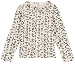 PETIT BATEAU Floral T-Shirt Avalanche/Multico