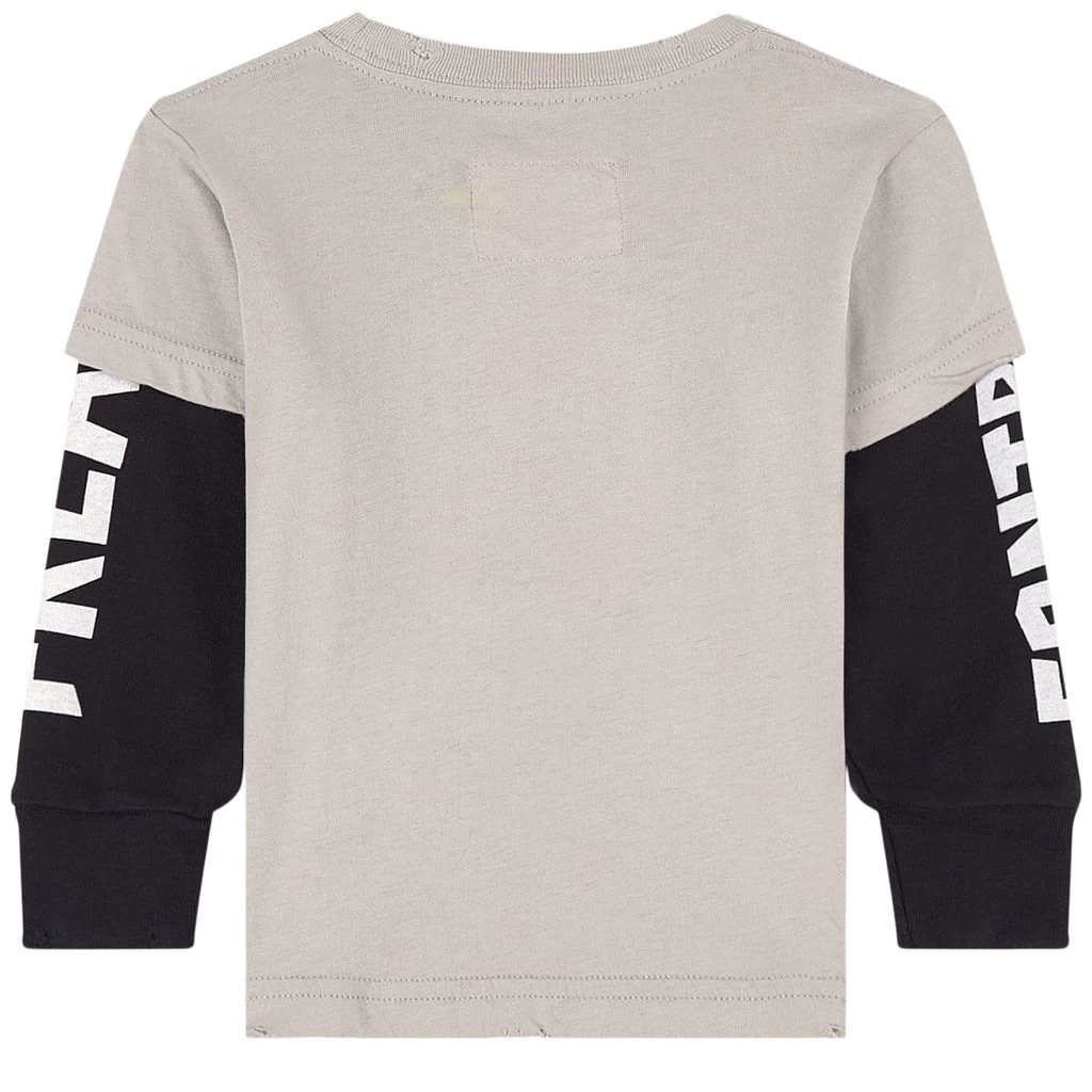 Goofy Skull Graphic T-Shirt Gray 2 Goofy Skull Graphic T-Shirt Gray - Image 2