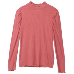 Creamie Ribbed T-Shirt Dusty Cedar