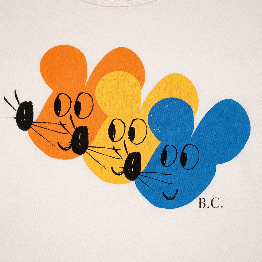 Bobo Choses Mouse Long Sleeved T-Shirt Cream 2 Bobo Choses Mouse Long Sleeved T-Shirt Cream - Image 2