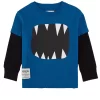 Roar Branded Graphic T-Shirt Blue