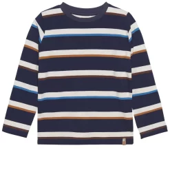 Minymo Striped Long Sleeved T-Shirt Parisian Night
