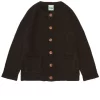 Wool Cardigan Chocolate