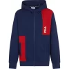 Fila Bingöl Hoodie Medieval Blue/True Red
