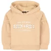 Ikks Graphic Hoodie Wheat