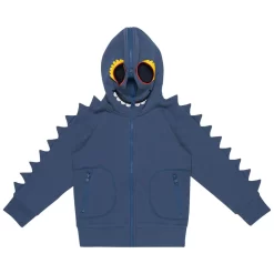 Stella McCartney Kids Hoodie With Scales Blue