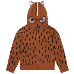 Stella McCartney Kids Printed Hoodie Brown