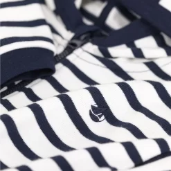 PETIT BATEAU Striped Zip-up Hoodie Marshmallow/Smoking -PETIT BATEAU Store 1024x1024 832