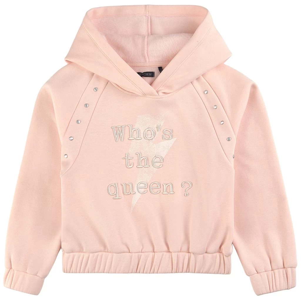 Ikks Embroidered Hoodie Pink 1 Ikks Embroidered Hoodie Pink