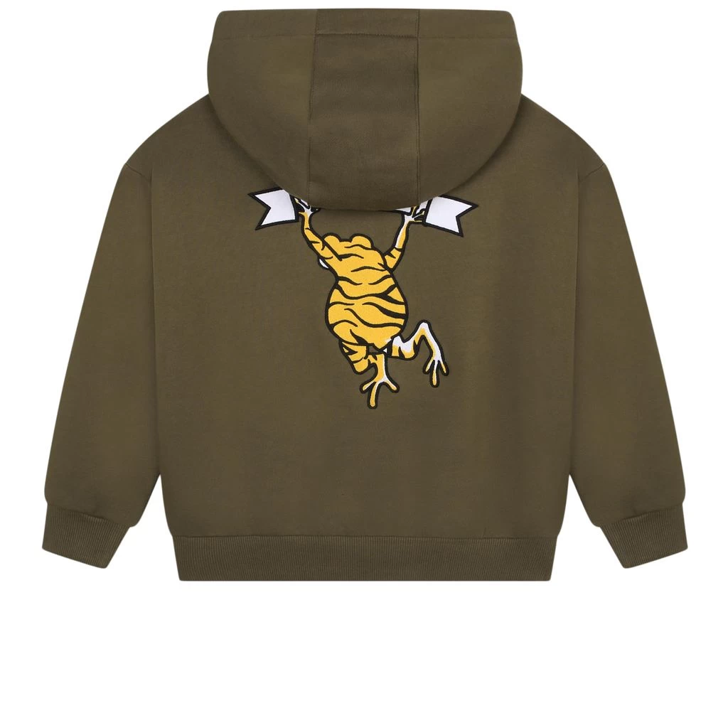 Kenzo Graphic Hoodie Khaki 2 Kenzo Graphic Hoodie Khaki - Image 2