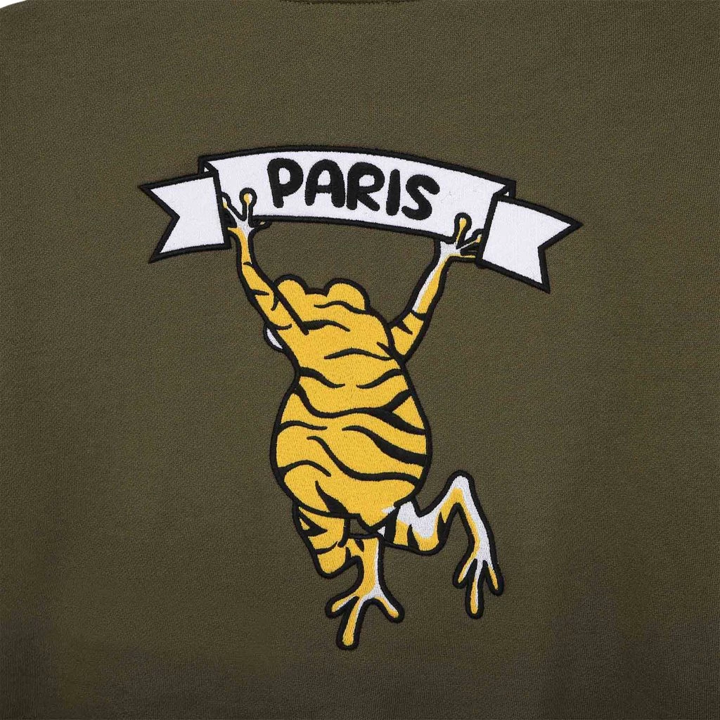 Kenzo Graphic Hoodie Khaki 3 Kenzo Graphic Hoodie Khaki - Image 3