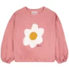 Bobo Choses Big Flower Long Sleeved T-Shirt Salmon